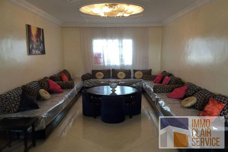 Gemeubeld Appartement met Balkon in Centraal Rabat