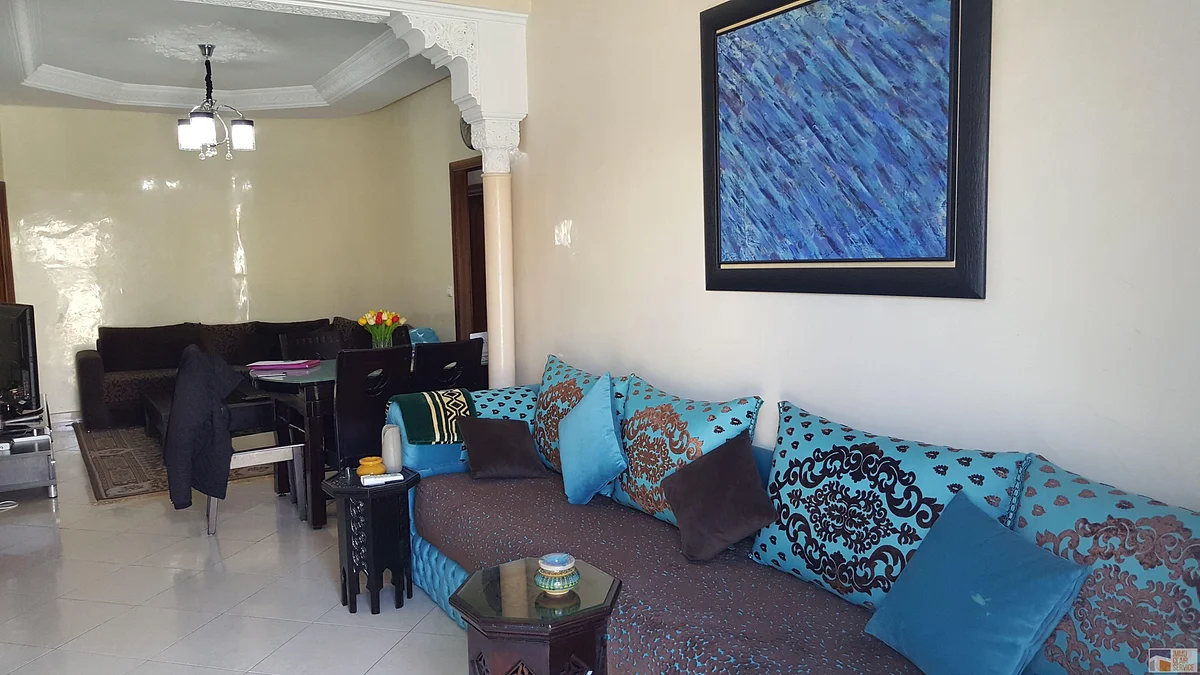 Gemeubeld Appartement met Garage in Rabat