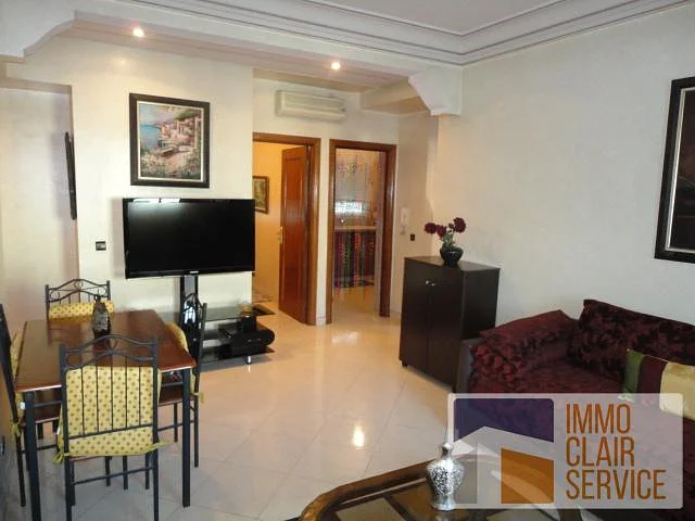Gemeubeld appartement met terras in Casablanca