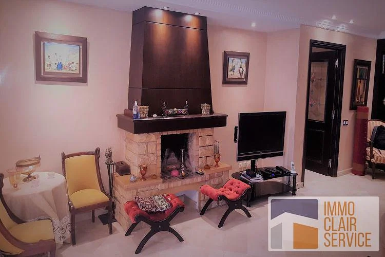 Furnished Apartment with Balcony and Garage in Rabat