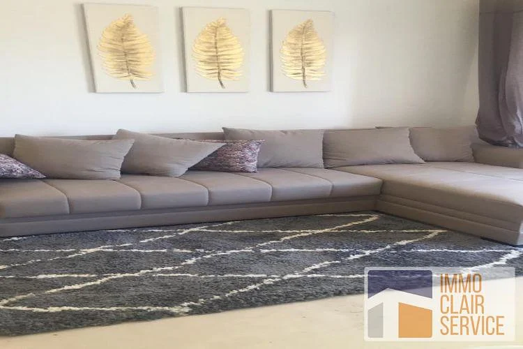 Furnished Apartment with Balconies in Rabat