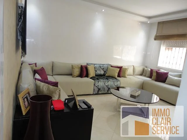 Furnished Apartment in Secure Residence Casablanca