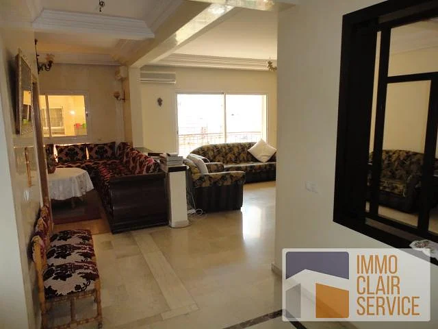 Licht appartement met balkon in Casablanca
