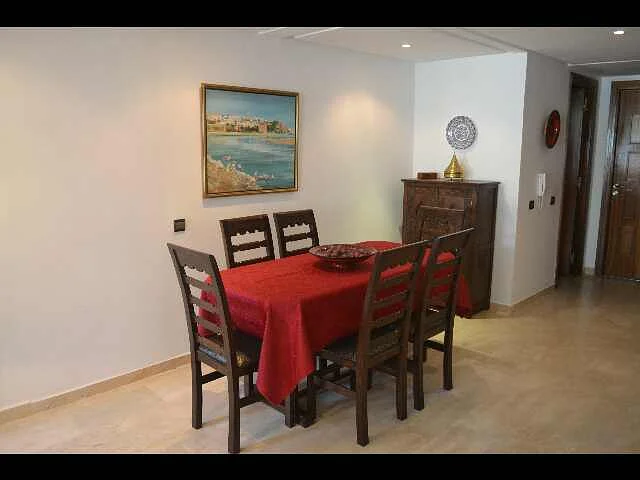 Furnished Apartment with Balcony in Rabat