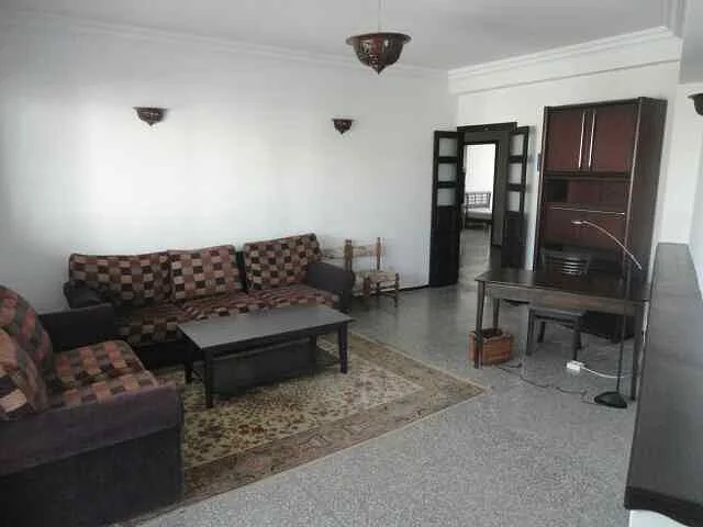 Furnished Apartment with Balcony in Central Rabat