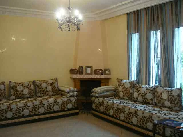 شقة دوبلكس رائعة في الرباط مع مسبح