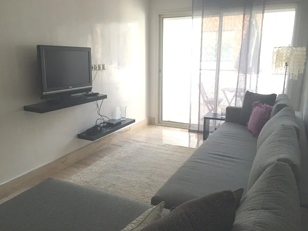 Gemeubeld Appartement met Terras in Casablanca