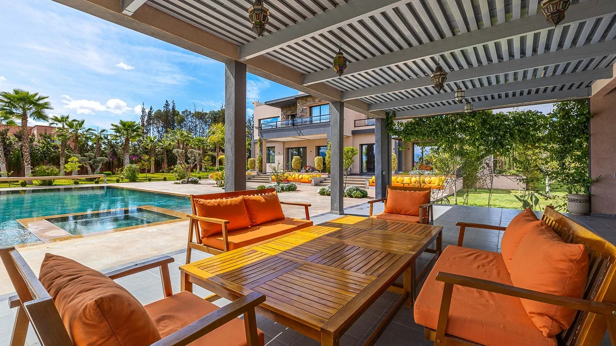 Villa Faratisum met Zwembad en Tuin in Ourika