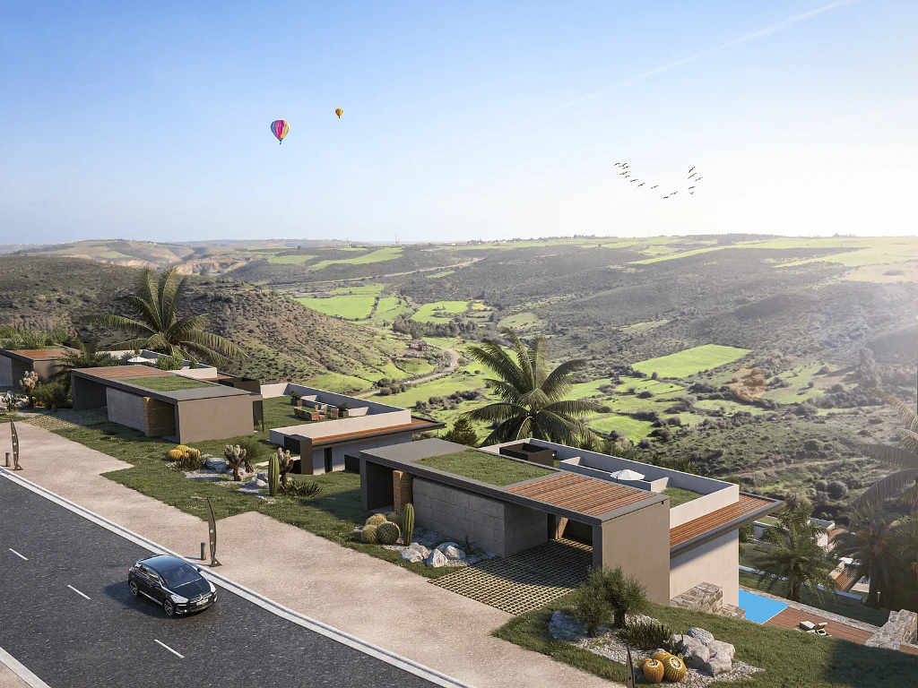 Two Sloping Lots with Natural Park View