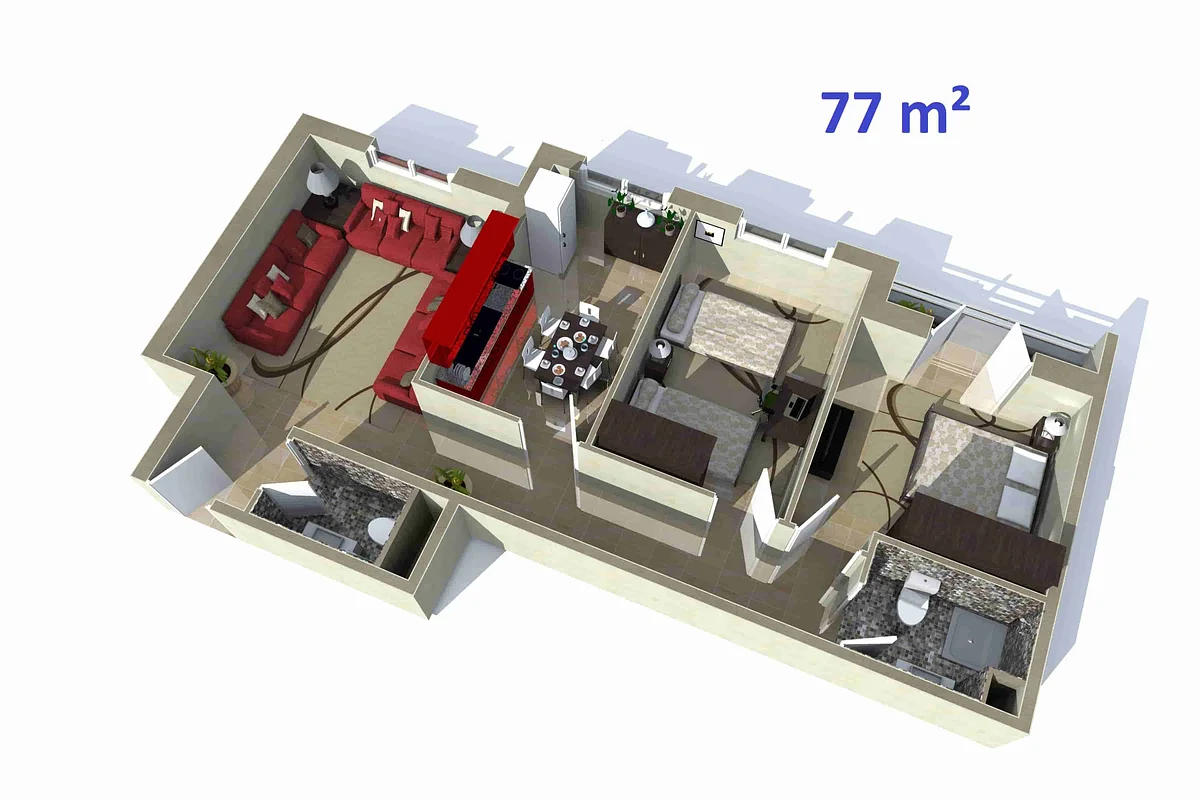 Appartement in het hart van Oujda