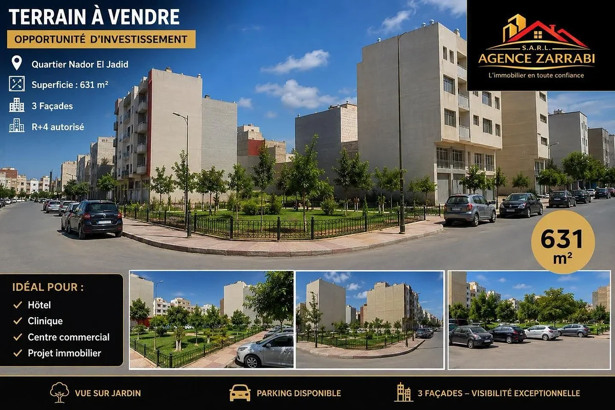 OPPORTUNITÉ D’INVESTISSEMENT À NADOR