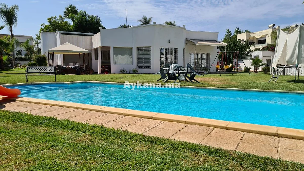 Vente Villa Rabat Souissi REF 1808