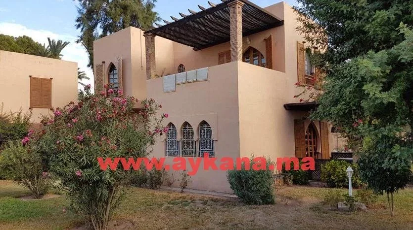 Vente Villa Marrakech Palmeraie REF 3080