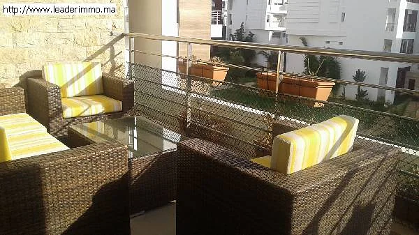 Prachtig gemeubeld appartement te huur in Prestigia Riad, Rabat