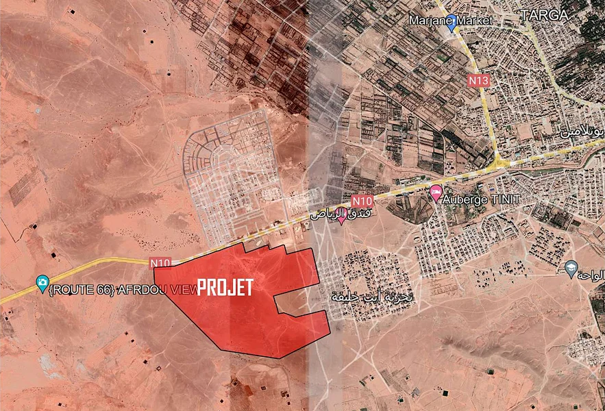 مشروع العمران في حدائق تافيلالت 1 و 2 القطاع 1