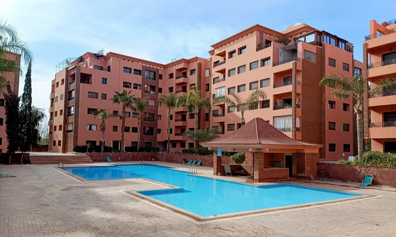 Appartement 2 ch/salon | 1.5 SDB | 100m2 | Piscine | 1.500.000-Dhs