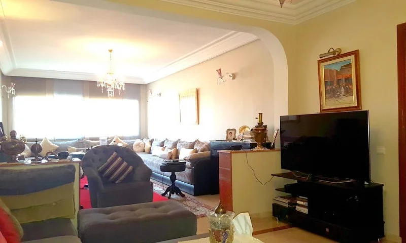 Spacious 3-Bedroom Apartment with Balcony in Marrakech