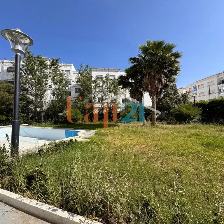 Appartement te huur voor lange termijn in een residentie met zwembad - Tanger