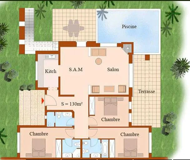 Geheel ingerichte Villa met Tuin en Zwembad