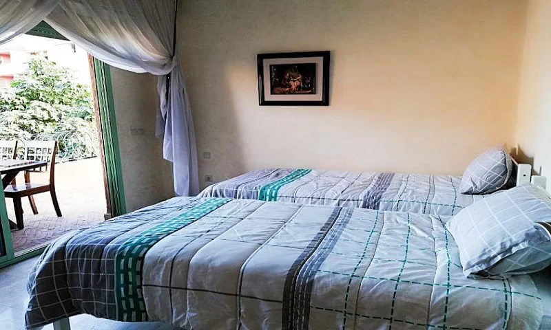 Gemeubeld Appartement met Tuin en Zwembad | Domio.ma