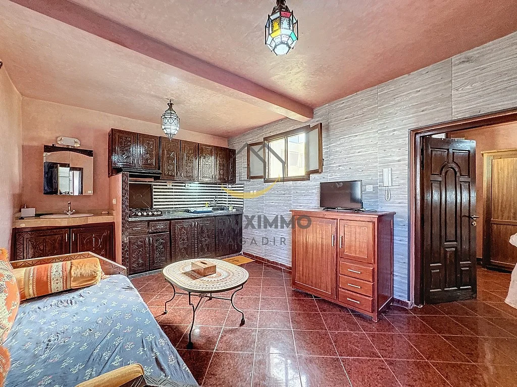 T2 in het hart van Agadir met terras | Domio.ma