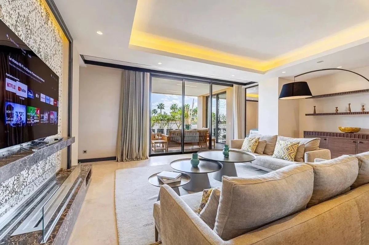Luxe Appartement met Twee Slaapkamers – Four Seasons Private Residences, M Avenue Marrakech