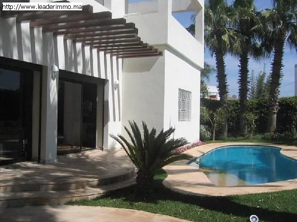Rabat Souissi Furnished Villa with Pool | Domio.ma