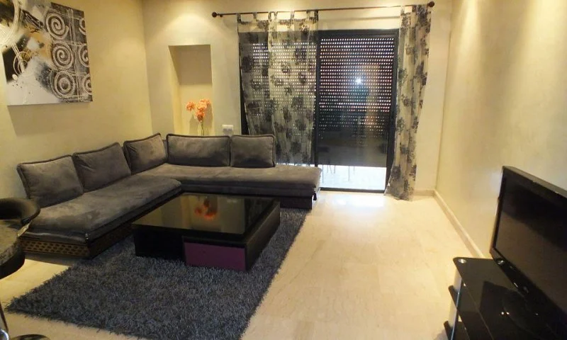 Te Huur Luxe Gemeubeld Appartement met Terras | Domio.ma