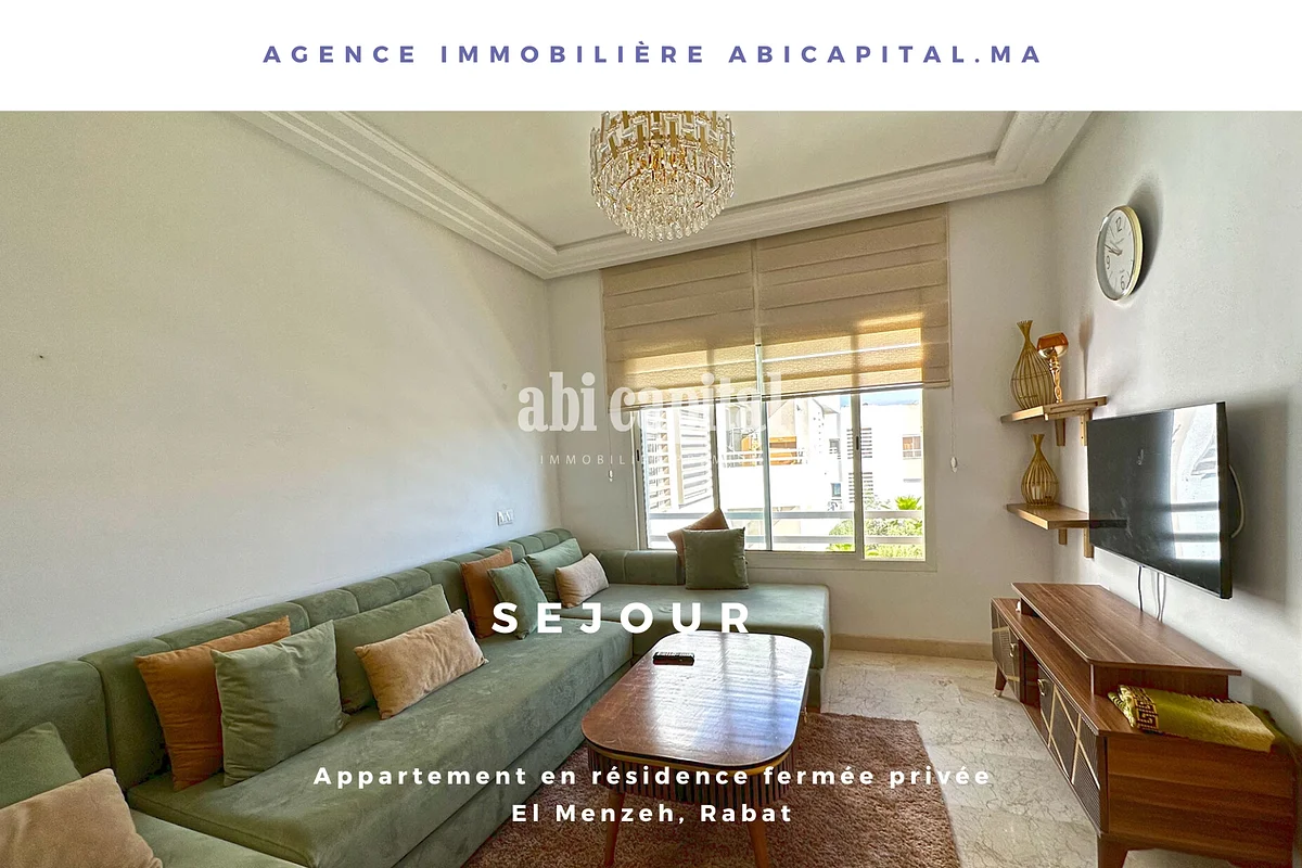 Furnished Apartment with Balcony in Quiet Area