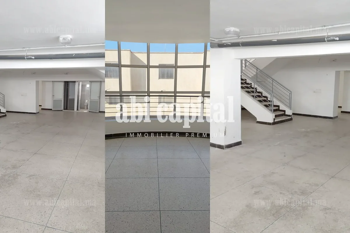 Plateau de bureau en zone industrielle