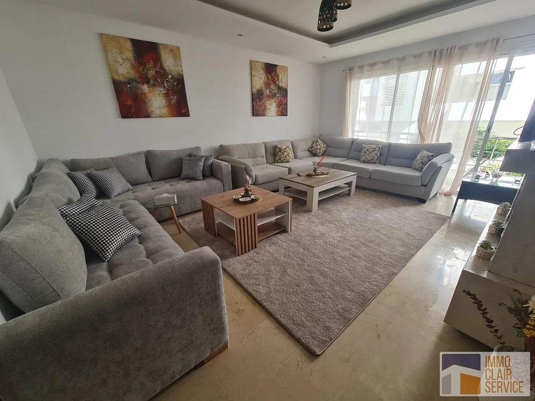 شقة مفروشة في موقع متميز برغبة - الرباط