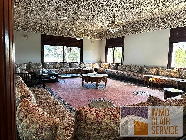 فيلا فاخرة في الرباط مع حديقة واسعة