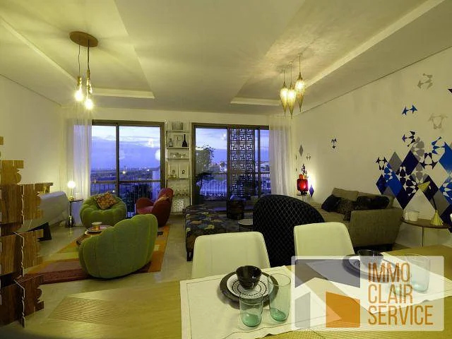 Gemeubeld Appartement met Tuin en Zwembad in Salé