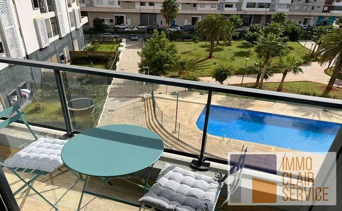 شقة مفروشة مع مسبح في الرباط