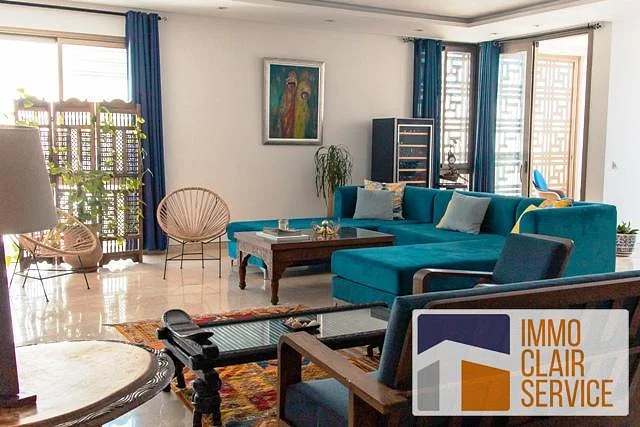 Gemeubeld appartement met uitzicht op de Bouregreg