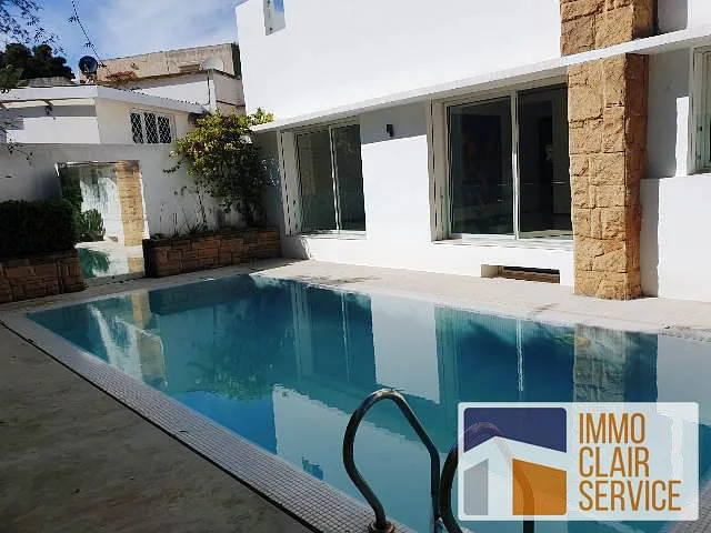 Beautiful Furnished Villa with Pool in Rabat