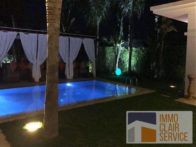 Gemeubileerde villa met zwembad in Skhirat