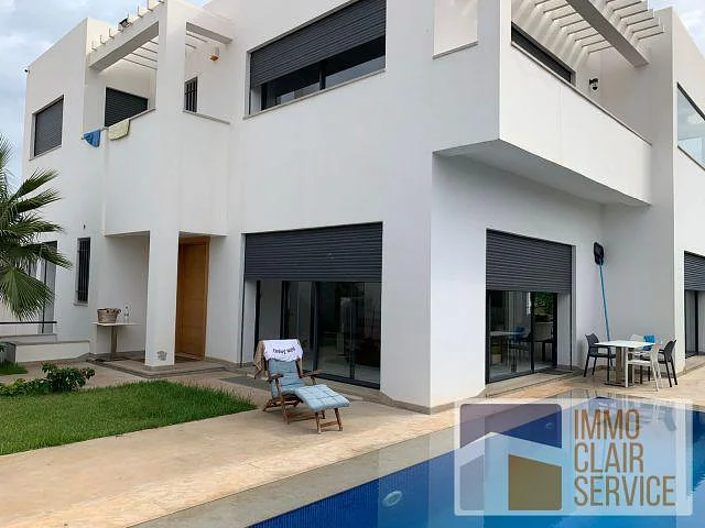 Prachtige Villa met Overloopzwembad in Oued Cherrate