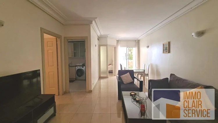 Gemeubeld Appartement met Balkon in Casablanca