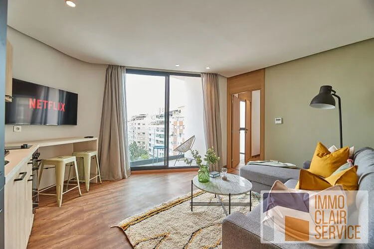 Modern gemeubeld studio in het hart van Casablanca