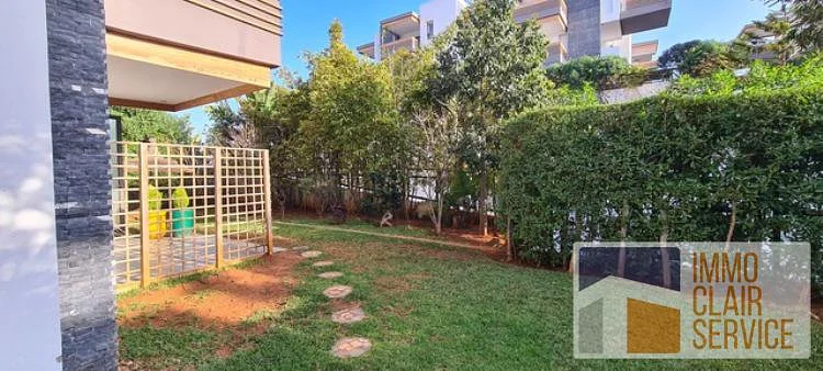 Appartement met Tuin in Beveiligde Residentie Casablanca