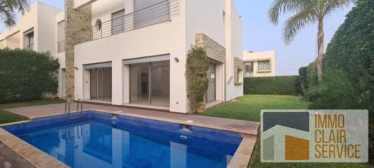 Villa in rustige residentie met zwembad in Casablanca