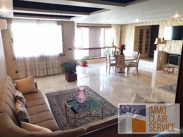 Gemeubeld Appartement met Balkon en Haard in Rabat