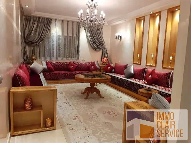 Bright Furnished Apartment with Garden View in Casablanca