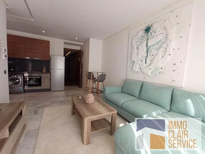 Nieuw gemeubileerd appartement met terras in Casablanca