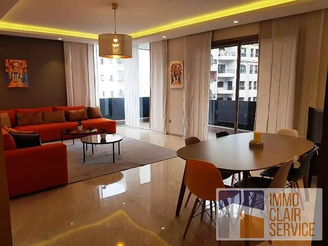 Luxueus Gemeubeld Appartement in Racine, Casablanca