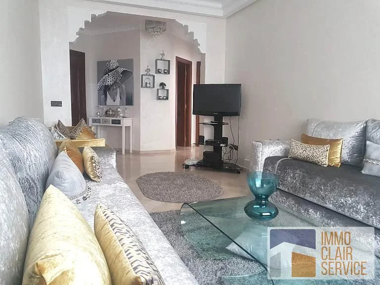 Mooi gemeubileerd appartement te huur in Casablanca